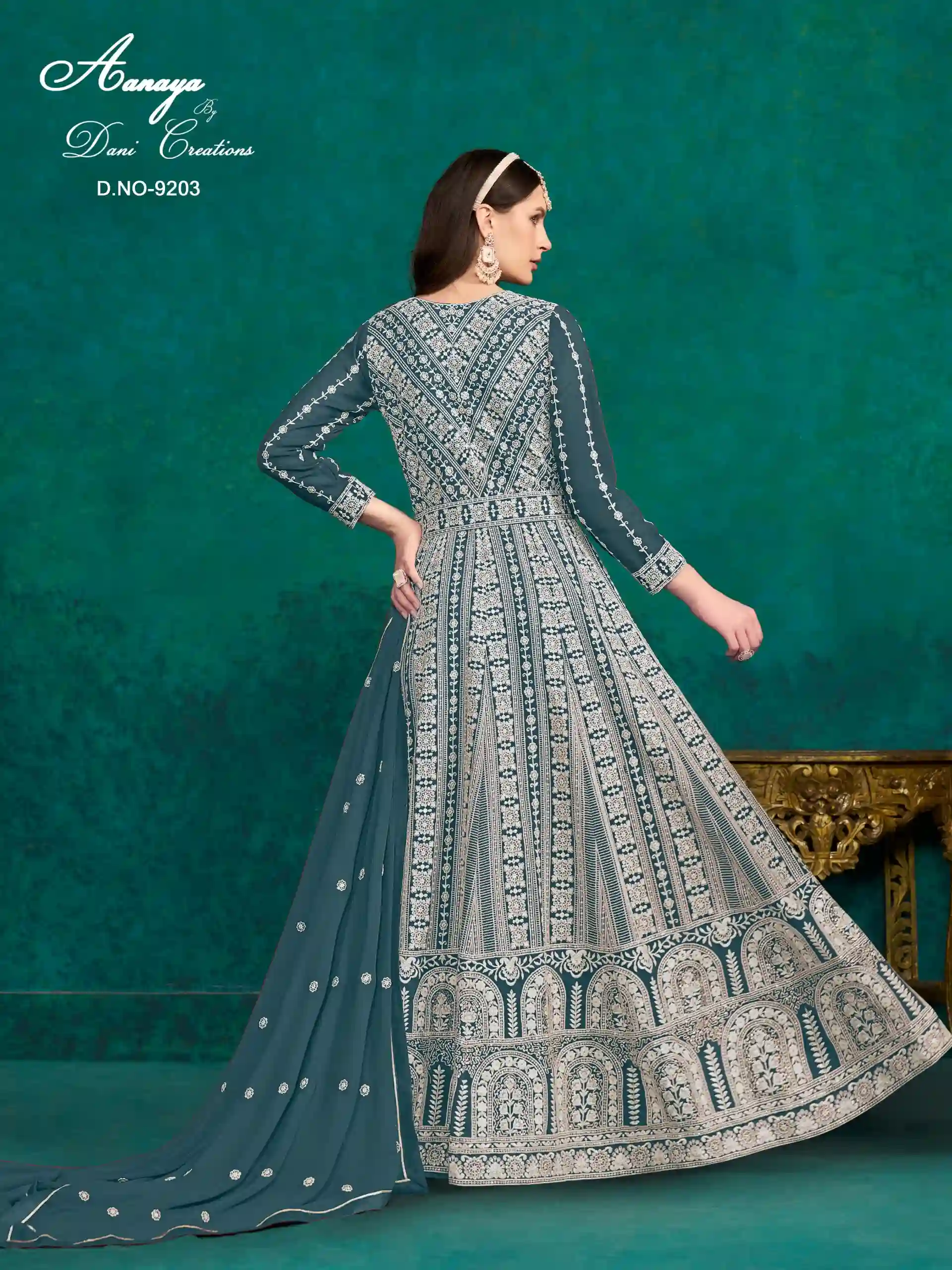 Aanaya 9200 Series Vol 192 Faux Georgette Wholesale Designer Salwar Suit Catalog — Wholesale Salwar Suits, MPA wholesale from Surat — view 2